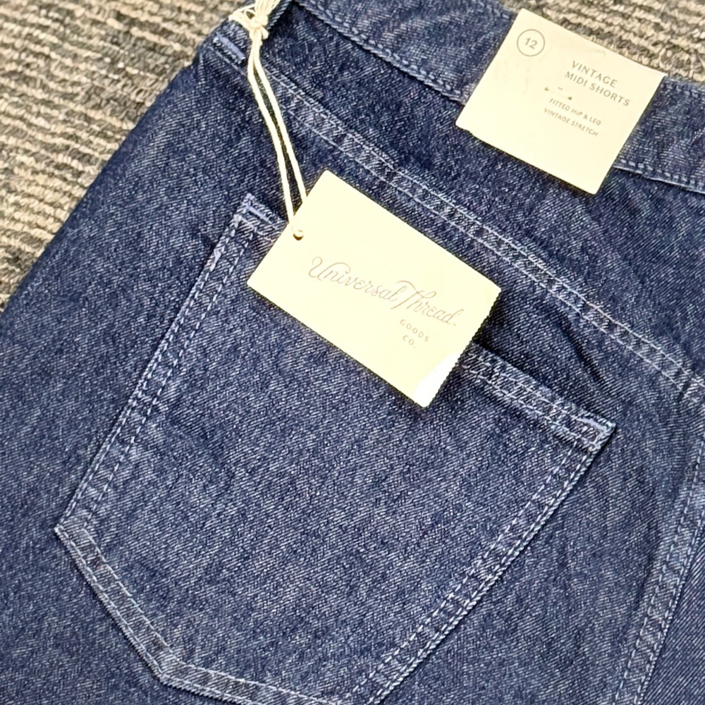 Universal Thread Dark Blue Jean Shorts‎ - Picture 4 of 16